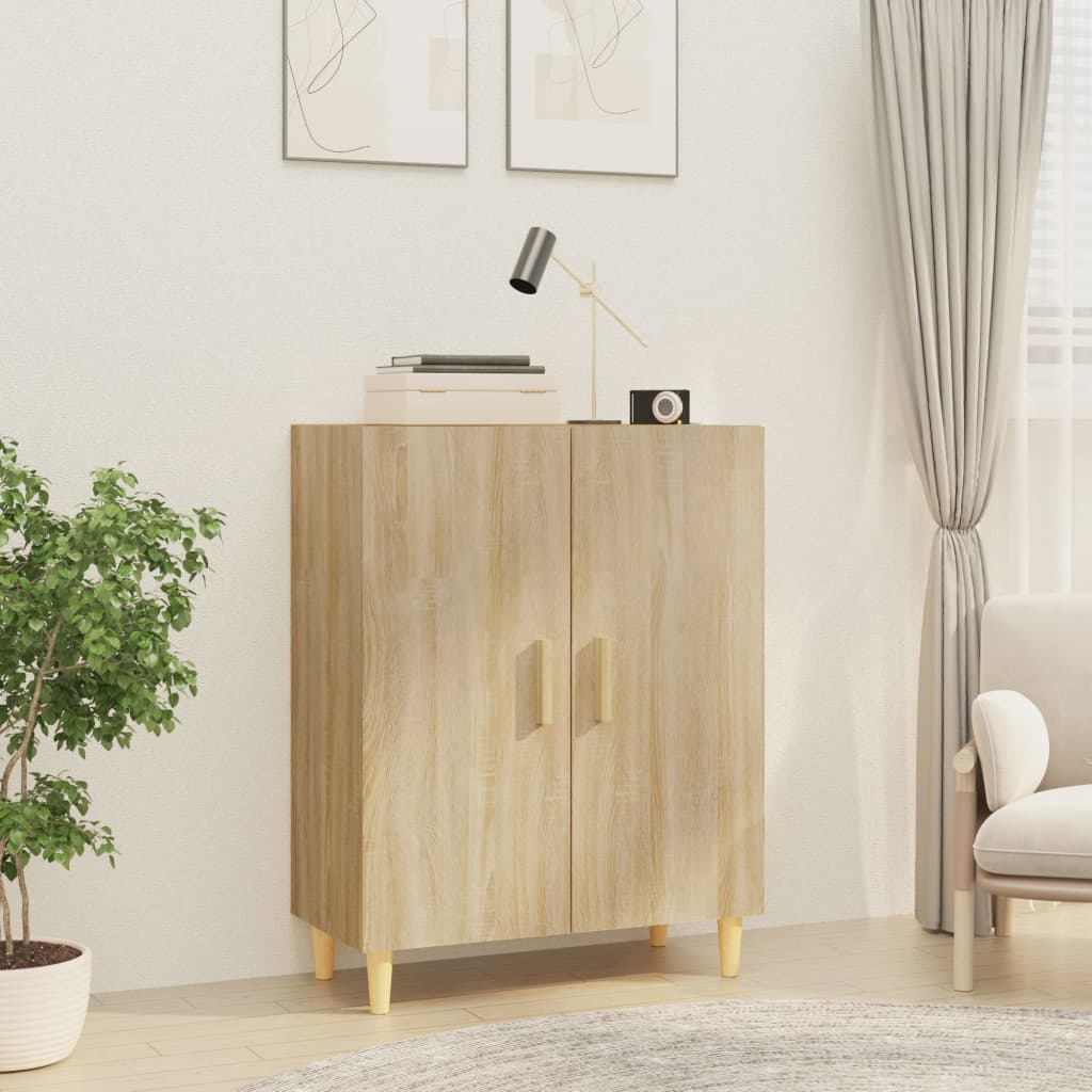 Credenza Rovere Sonoma 70x34x90 cm in Legno Multistrato - homemem39