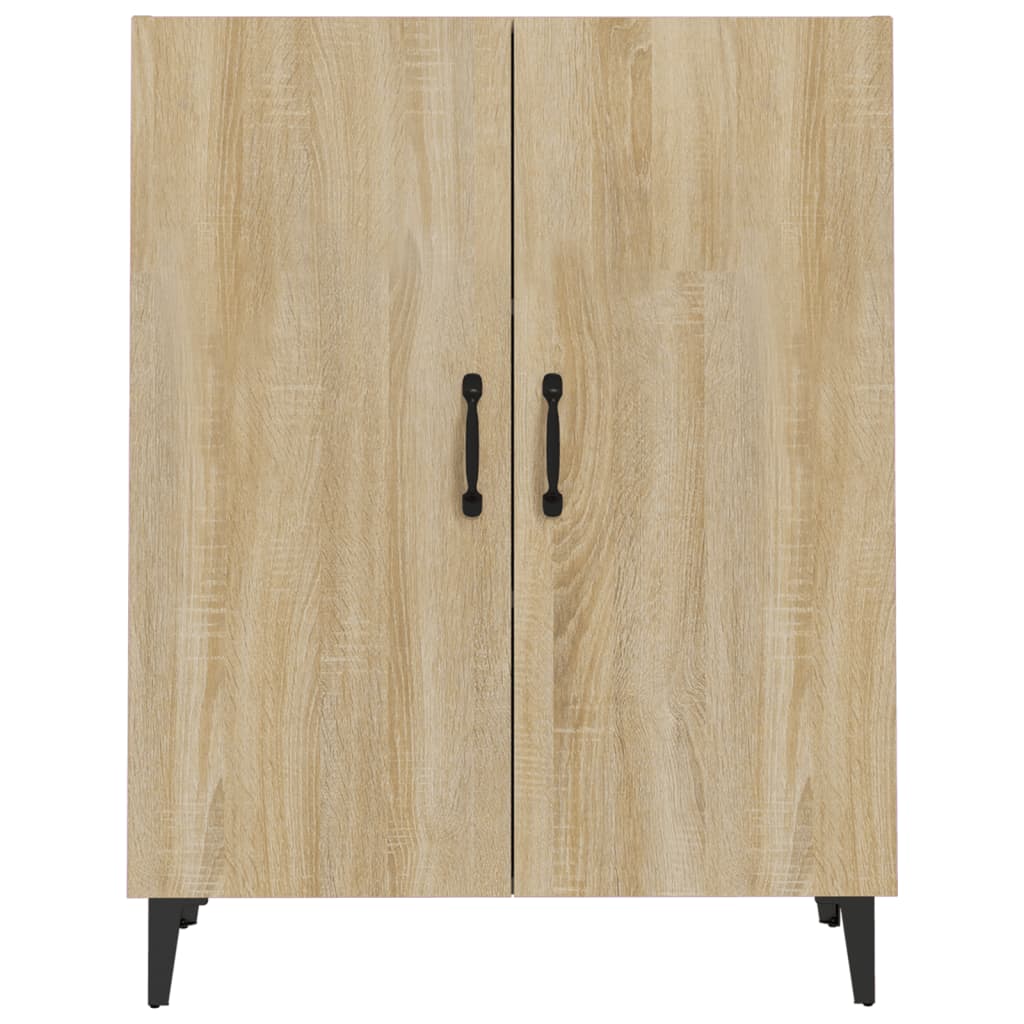 Credenza Rovere Sonoma 70x34x90 cm in Legno Multistrato - homemem39