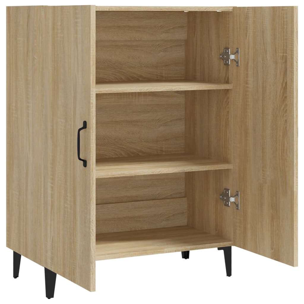 Credenza Rovere Sonoma 70x34x90 cm in Legno Multistrato - homemem39