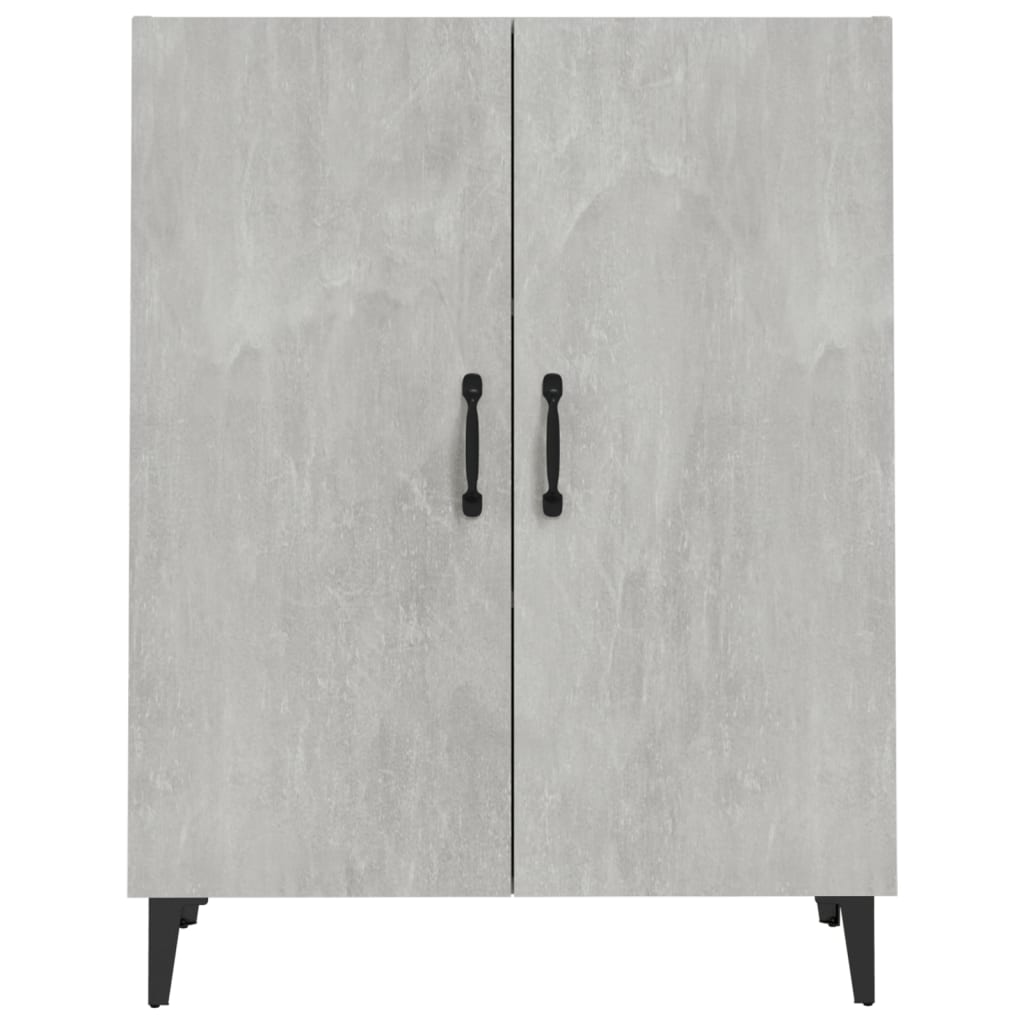 Credenza Grigio Cemento 70x34x90 cm in Legno Multistrato - homemem39