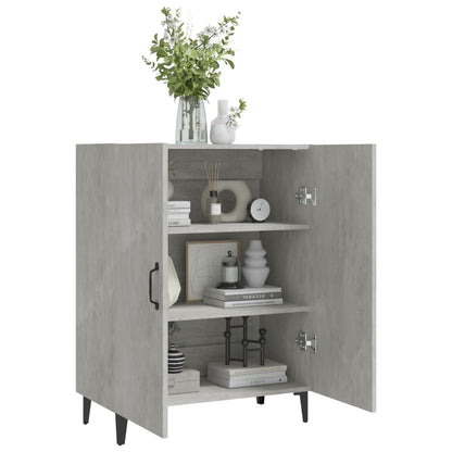 Credenza Grigio Cemento 70x34x90 cm in Legno Multistrato - homemem39