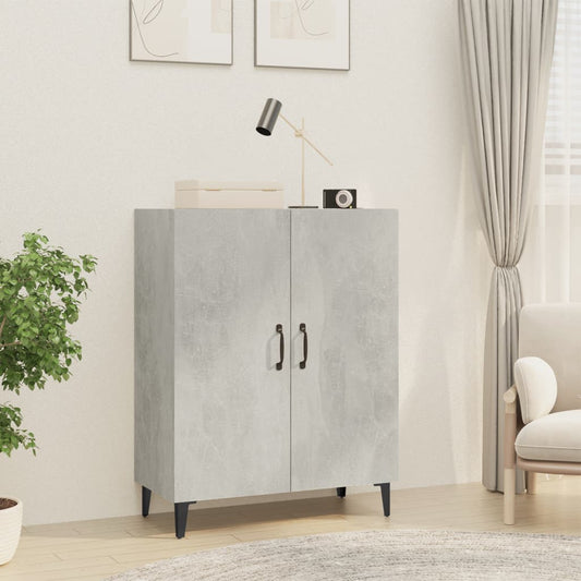 Credenza Grigio Cemento 70x34x90 cm in Legno Multistrato - homemem39