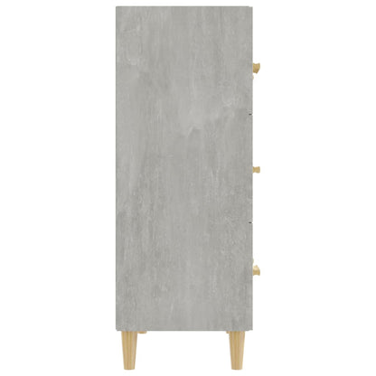 Credenza Grigio Cemento 70x34x90 cm in Legno Multistrato - homemem39