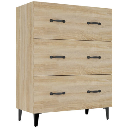 Credenza Rovere Sonoma 69,5x34x90 cm in Legno Multistrato - homemem39