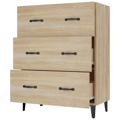 Credenza Rovere Sonoma 69,5x34x90 cm in Legno Multistrato - homemem39