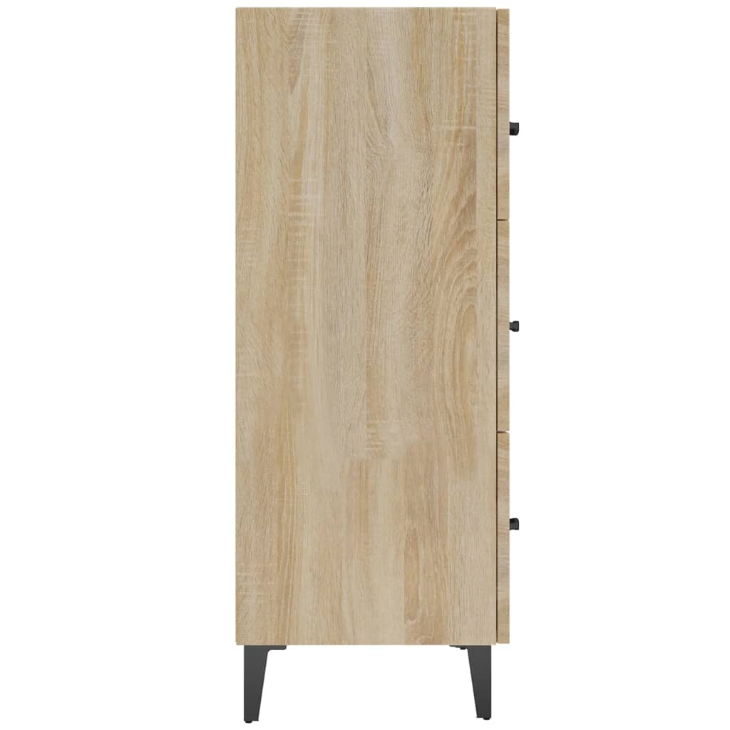 Credenza Rovere Sonoma 69,5x34x90 cm in Legno Multistrato - homemem39