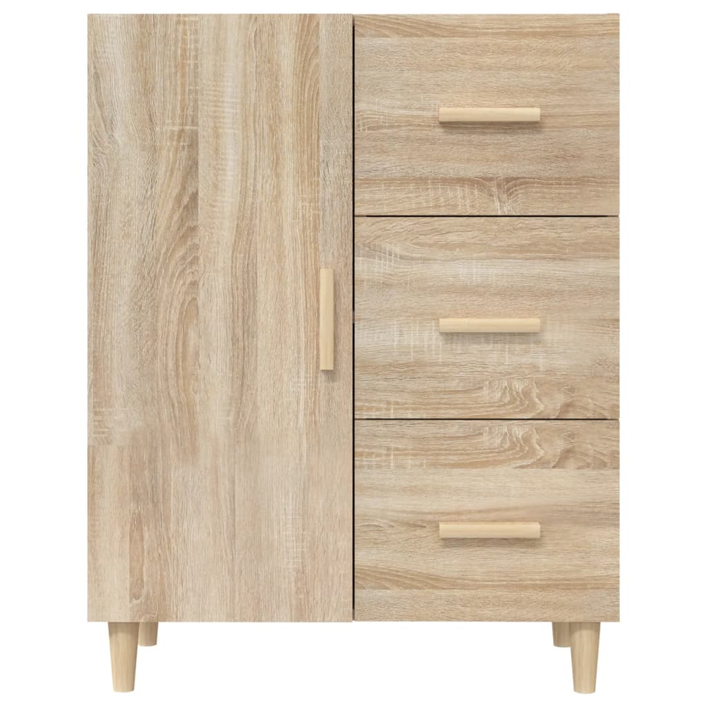 Credenza Rovere Sonoma 69,5x34x90 cm in Legno Multistrato - homemem39