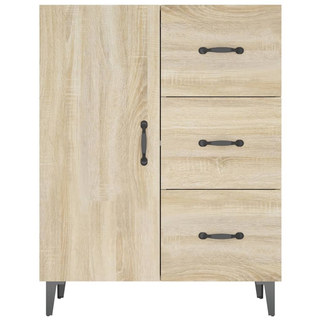 Credenza Rovere Sonoma 69,5x34x90 cm in Legno Multistrato - homemem39