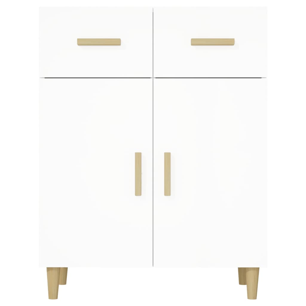 Credenza Bianca 69,5x34x89 cm in Legno Multistrato - homemem39