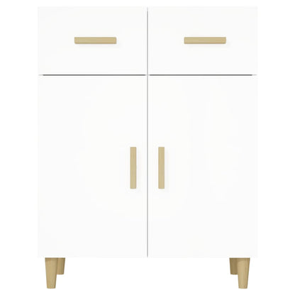 Credenza Bianca 69,5x34x89 cm in Legno Multistrato - homemem39