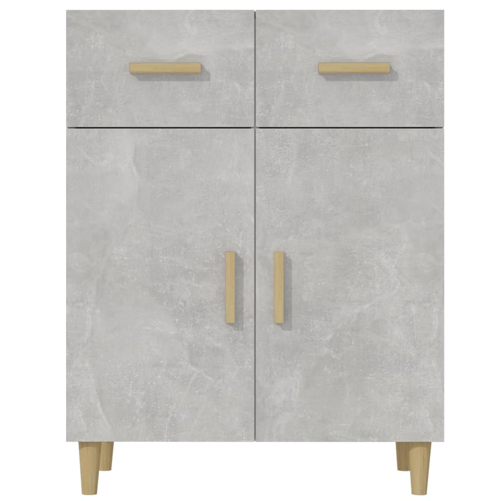 Credenza Grigio Cemento 69,5x34x89 cm in Legno Multistrato - homemem39