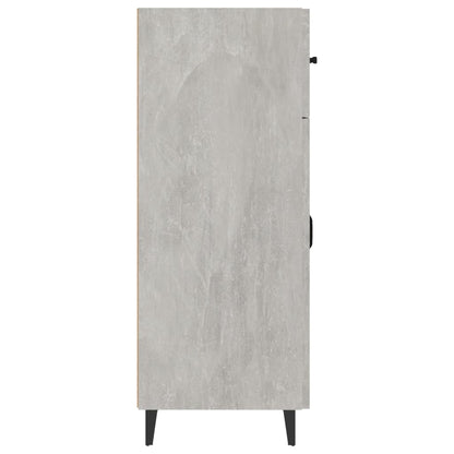 Credenza Grigio Cemento 69,5x34x90 cm in Legno Multistrato - homemem39