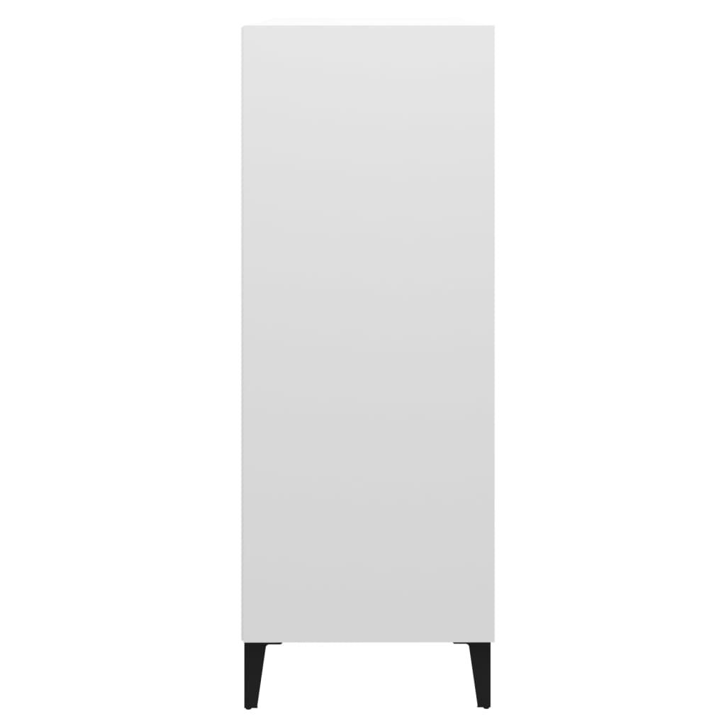 Credenza Bianca 69,5x32,5x90 cm in Legno Multistrato - homemem39