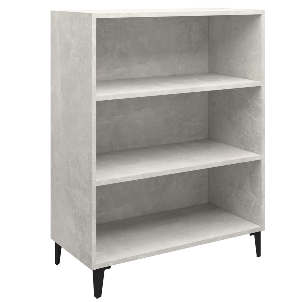 Credenza Grigio Cemento 69,5x32,5x90 cm in Legno Multistrato - homemem39