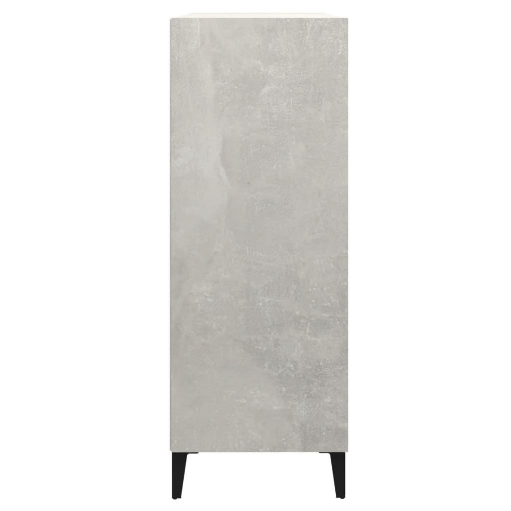 Credenza Grigio Cemento 69,5x32,5x90 cm in Legno Multistrato - homemem39