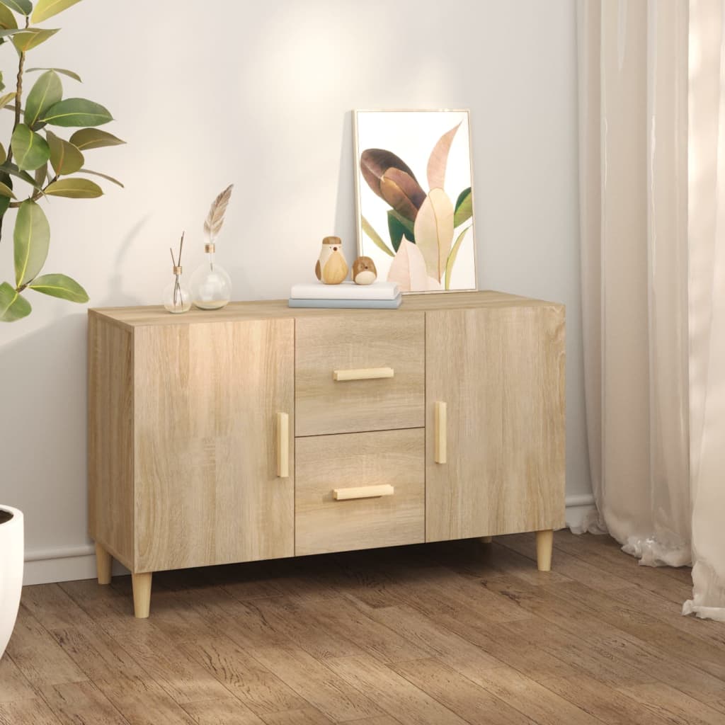 Credenza Rovere Sonoma 100x36x60 cm in Legno Ingegnerizzato - homemem39