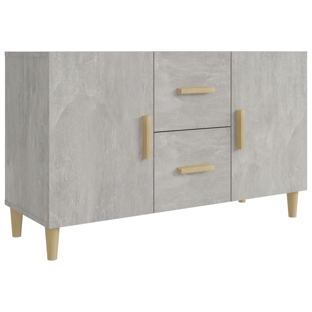 Credenza Grigio Cemento 100x36x60 cm in Legno Multistrato - homemem39