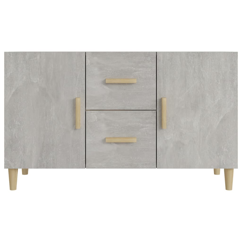 Credenza Grigio Cemento 100x36x60 cm in Legno Multistrato - homemem39