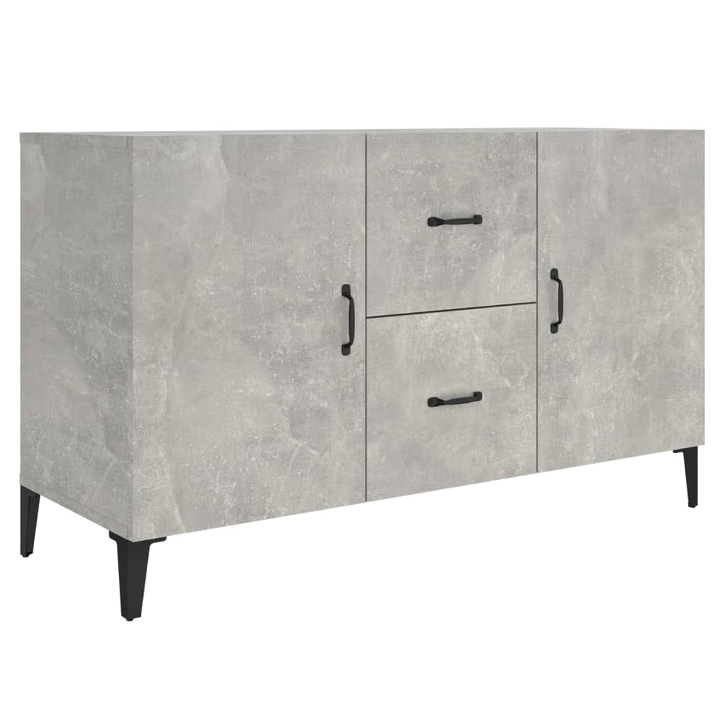 Credenza Grigio Cemento 100x36x60 cm in Legno Multistrato - homemem39