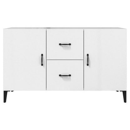 Credenza Bianco Lucido 100x36x60 cm in Legno Multistrato - homemem39