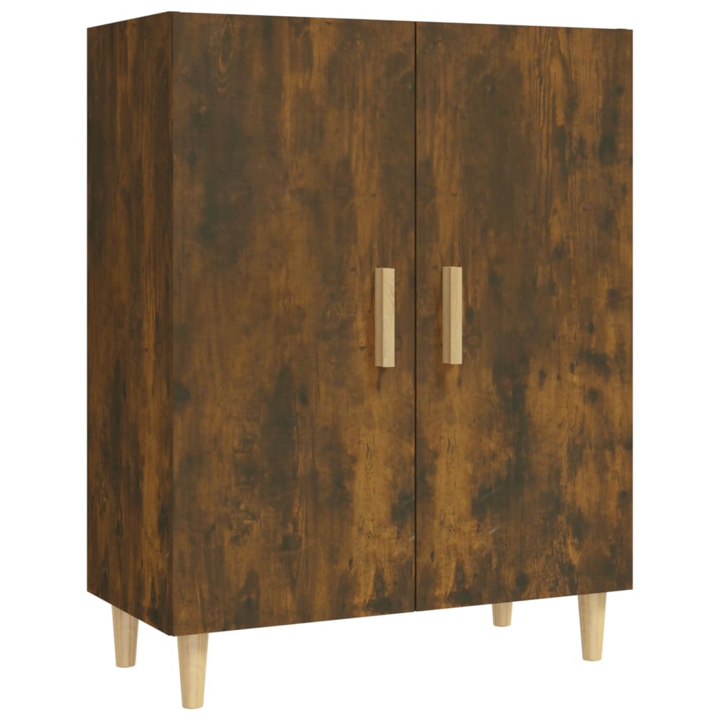 Credenza Rovere Fumo 70x34x90 cm in Legno Multistrato - homemem39