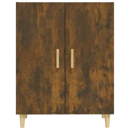 Credenza Rovere Fumo 70x34x90 cm in Legno Multistrato - homemem39