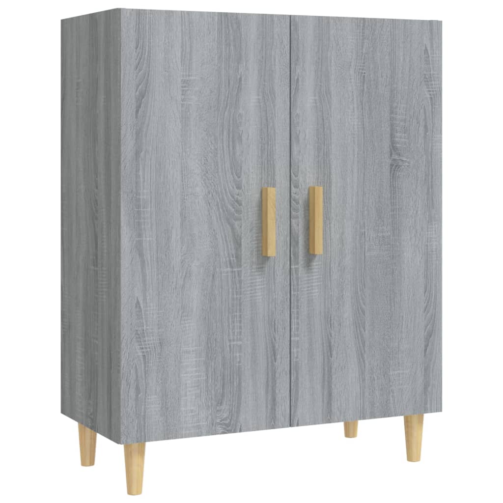 Credenza Grigio Sonoma 70x34x90 cm in Legno Multistrato - homemem39