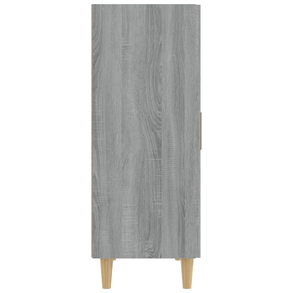 Credenza Grigio Sonoma 70x34x90 cm in Legno Multistrato - homemem39