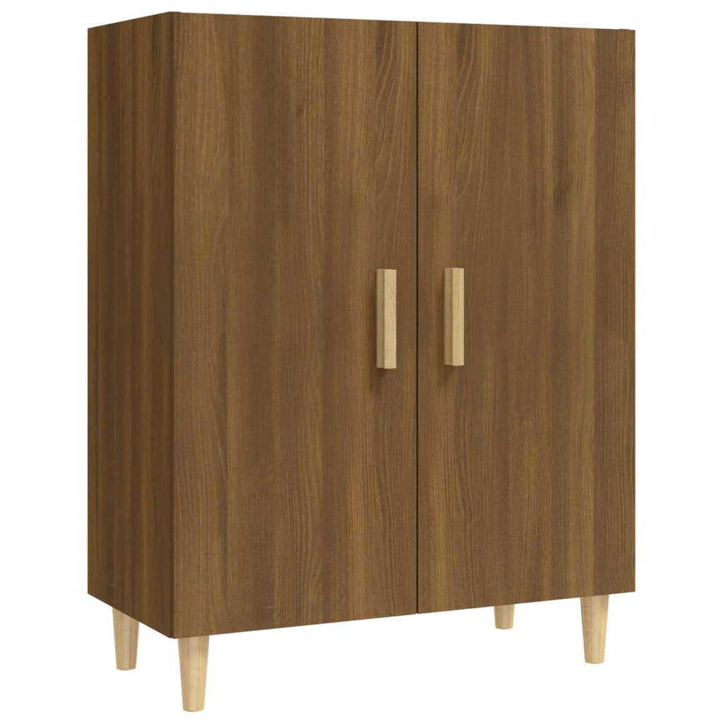 Credenza Rovere Marrone 70x34x90 cm in Legno Multistrato - homemem39