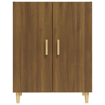 Credenza Rovere Marrone 70x34x90 cm in Legno Multistrato - homemem39