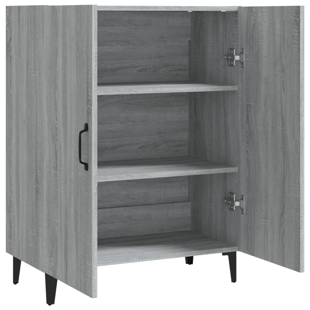 Credenza Grigio Sonoma 70x34x90 cm in Legno Multistrato - homemem39