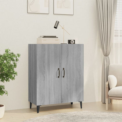 Credenza Grigio Sonoma 70x34x90 cm in Legno Multistrato - homemem39