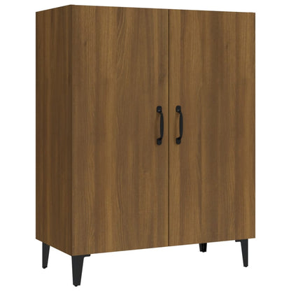 Credenza Rovere Marrone 70x34x90 cm in Legno Multistrato - homemem39