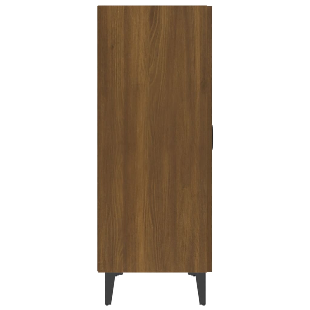 Credenza Rovere Marrone 70x34x90 cm in Legno Multistrato - homemem39