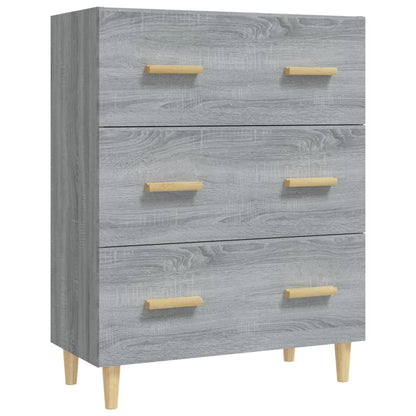 Credenza Grigio Sonoma 70x34x90 cm in Legno Multistrato - homemem39