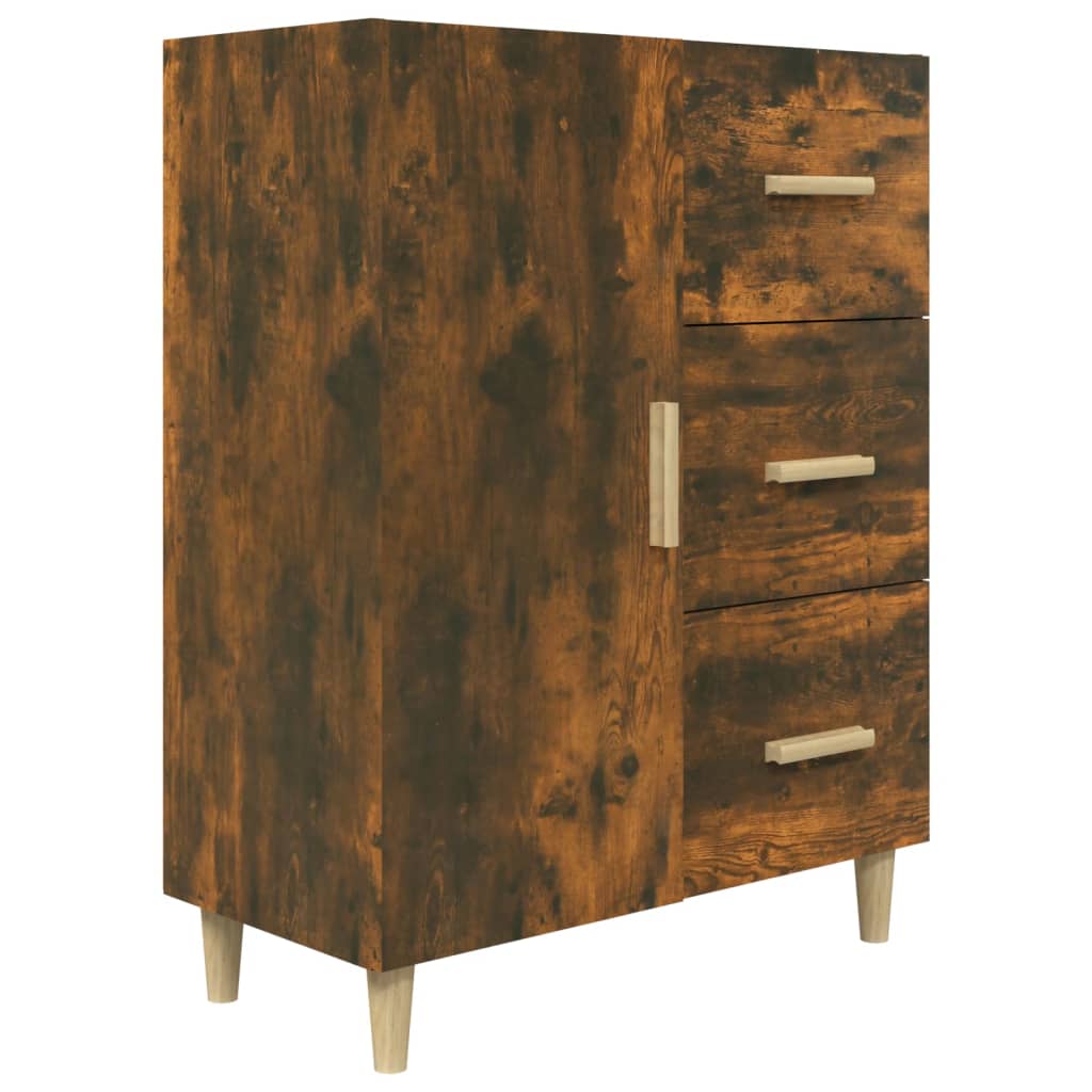 Credenza Rovere Fumo 69,5x34x90 cm in Legno Multistrato - homemem39