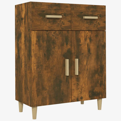 Credenza Rovere Fumo 69,5x34x89 cm in Legno Multistrato - homemem39