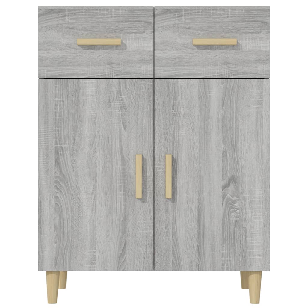 Credenza Grigio Sonoma 69,5x34x89 cm in Legno Multistrato - homemem39