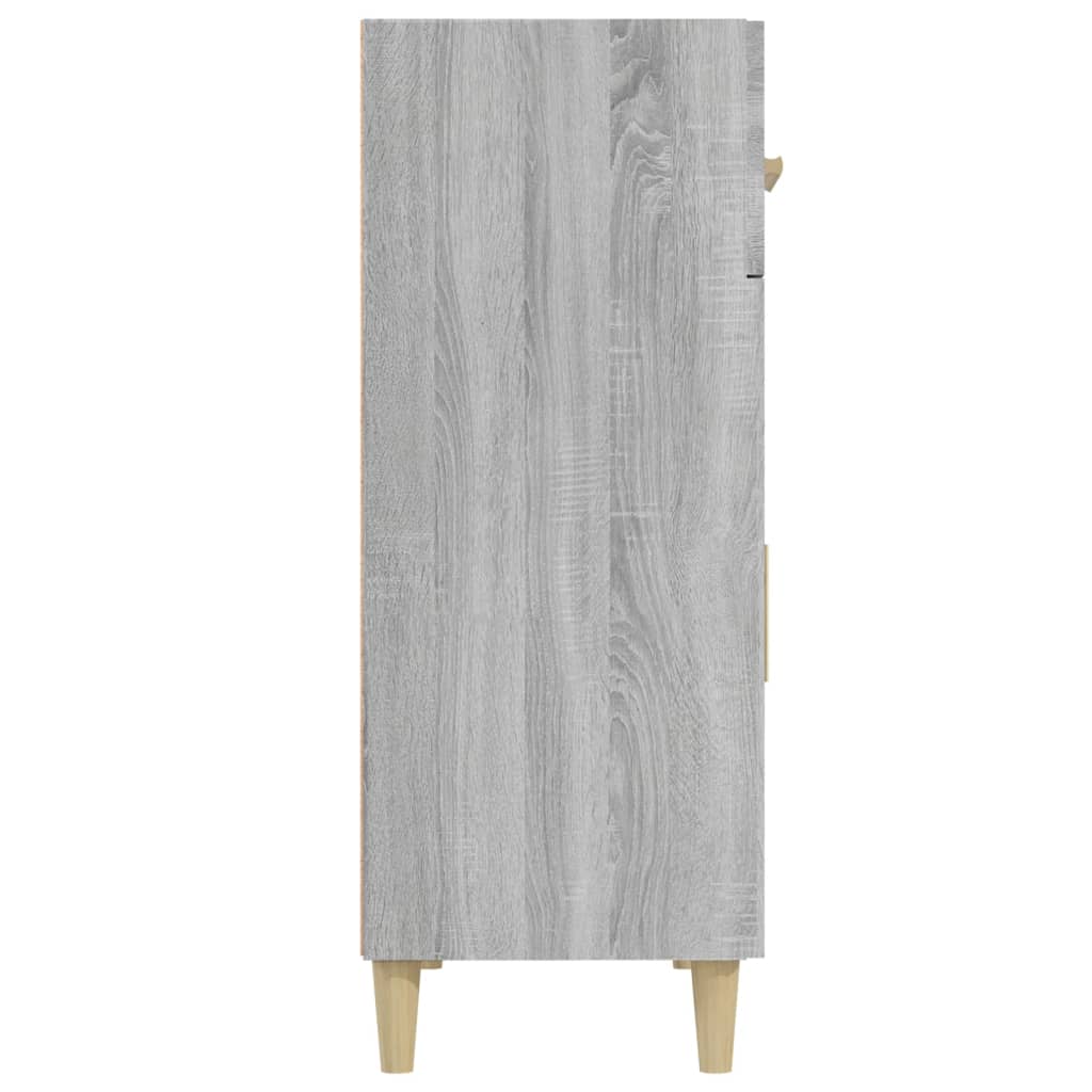 Credenza Grigio Sonoma 69,5x34x89 cm in Legno Multistrato - homemem39