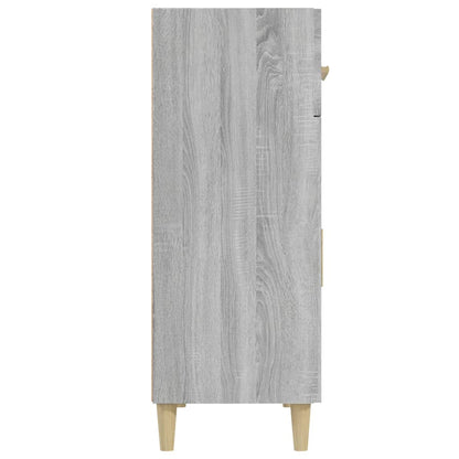 Credenza Grigio Sonoma 69,5x34x89 cm in Legno Multistrato - homemem39