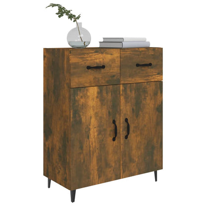 Credenza Rovere Fumo 69,5x34x90 cm in Legno Multistrato - homemem39