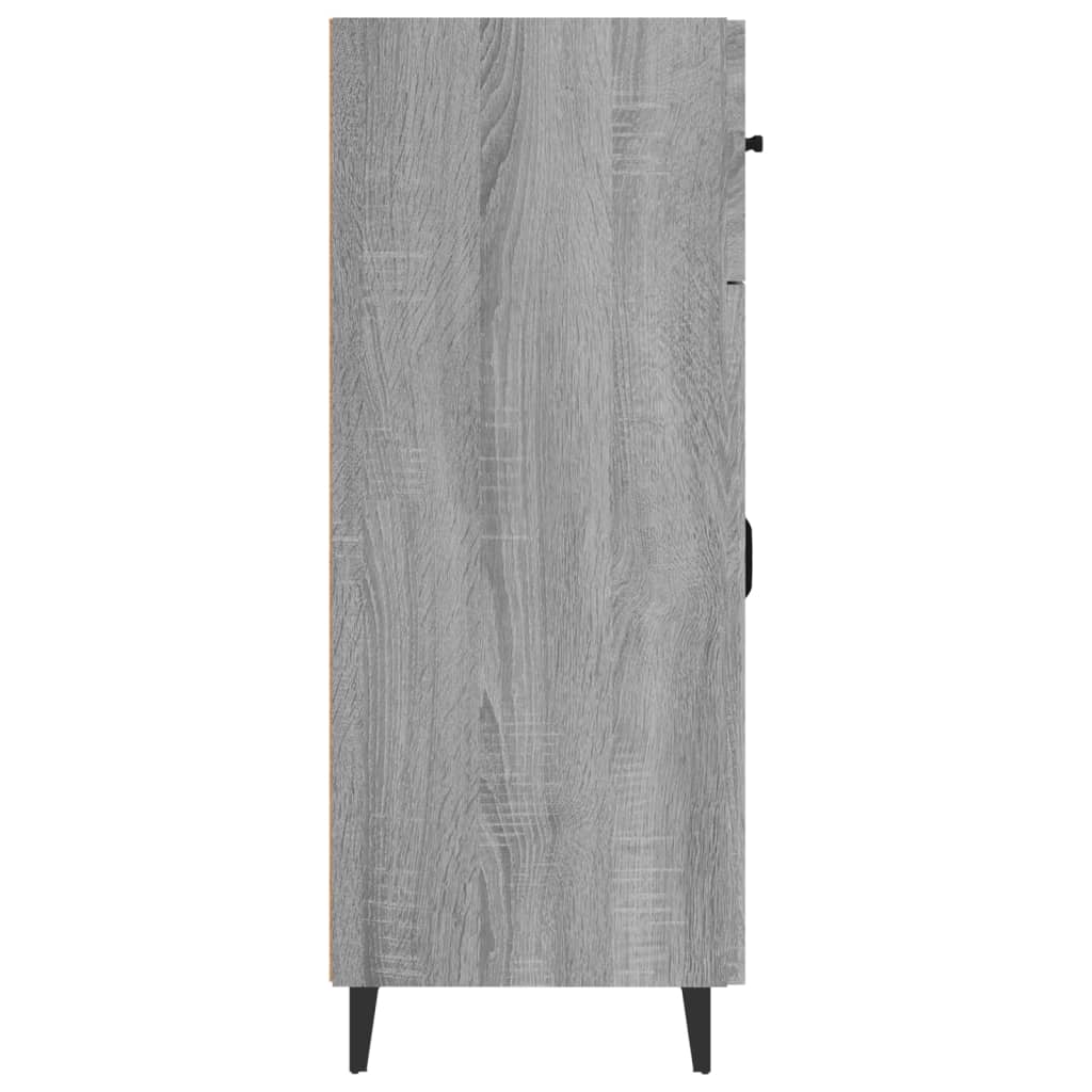 Credenza Grigio Sonoma 69,5x34x90 cm in Legno Multistrato - homemem39