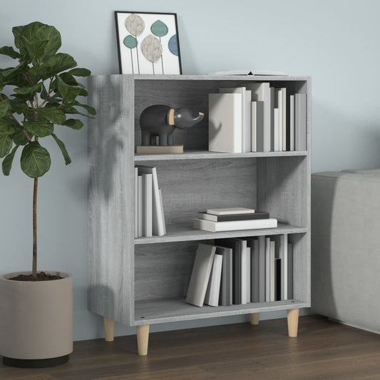 Credenza Grigio Sonoma 69,5x32,5x90 cm in Legno Multistrato - homemem39