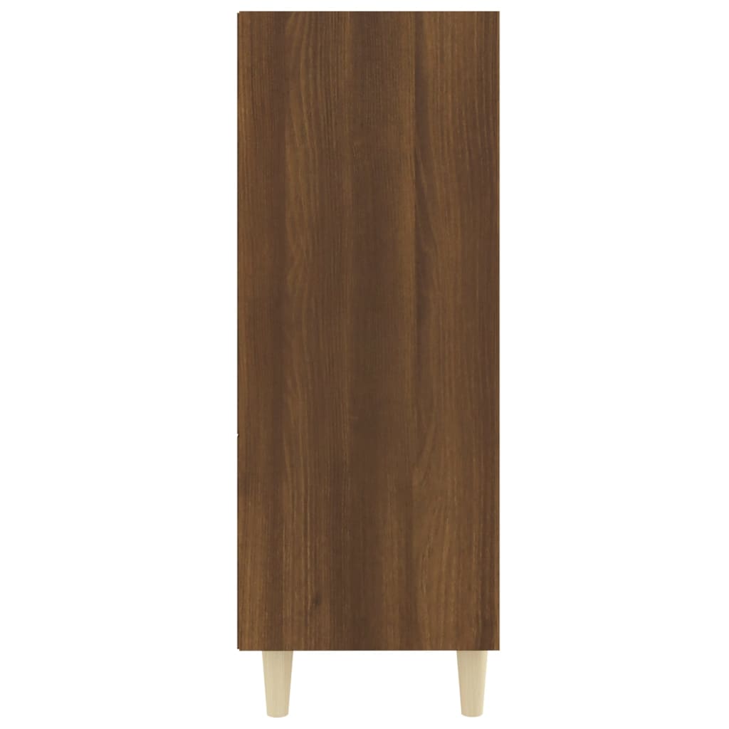 Credenza Rovere Marrone 69,5x32,5x90 cm in Legno Multistrato - homemem39