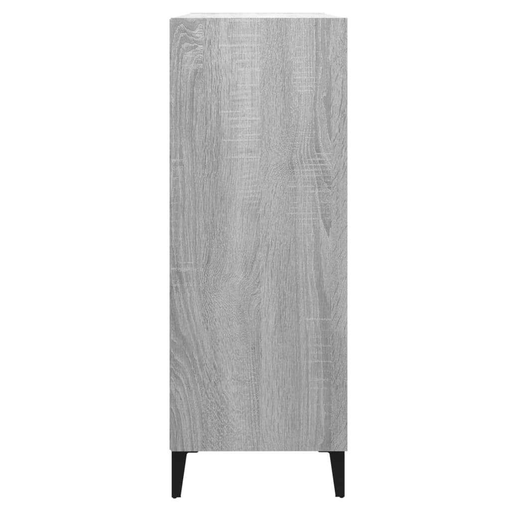 Credenza Grigio Sonoma 69,5x32,5x90 cm in Legno Multistrato - homemem39