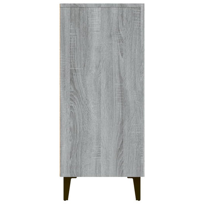 Credenza Grigio Sonoma 90x34x80 cm in Legno Multistrato - homemem39