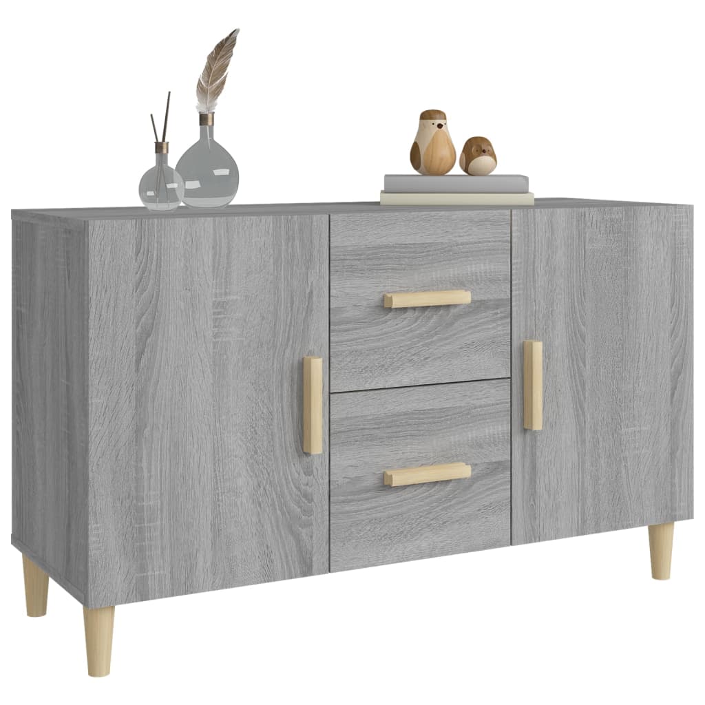 Credenza Grigio Sonoma 100x36x60 cm in Legno Multistrato - homemem39