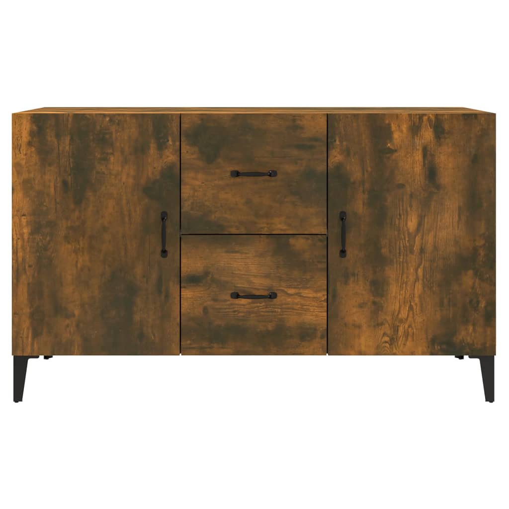 Credenza Rovere Fumo 100x36x60 cm in Legno Multistrato - homemem39