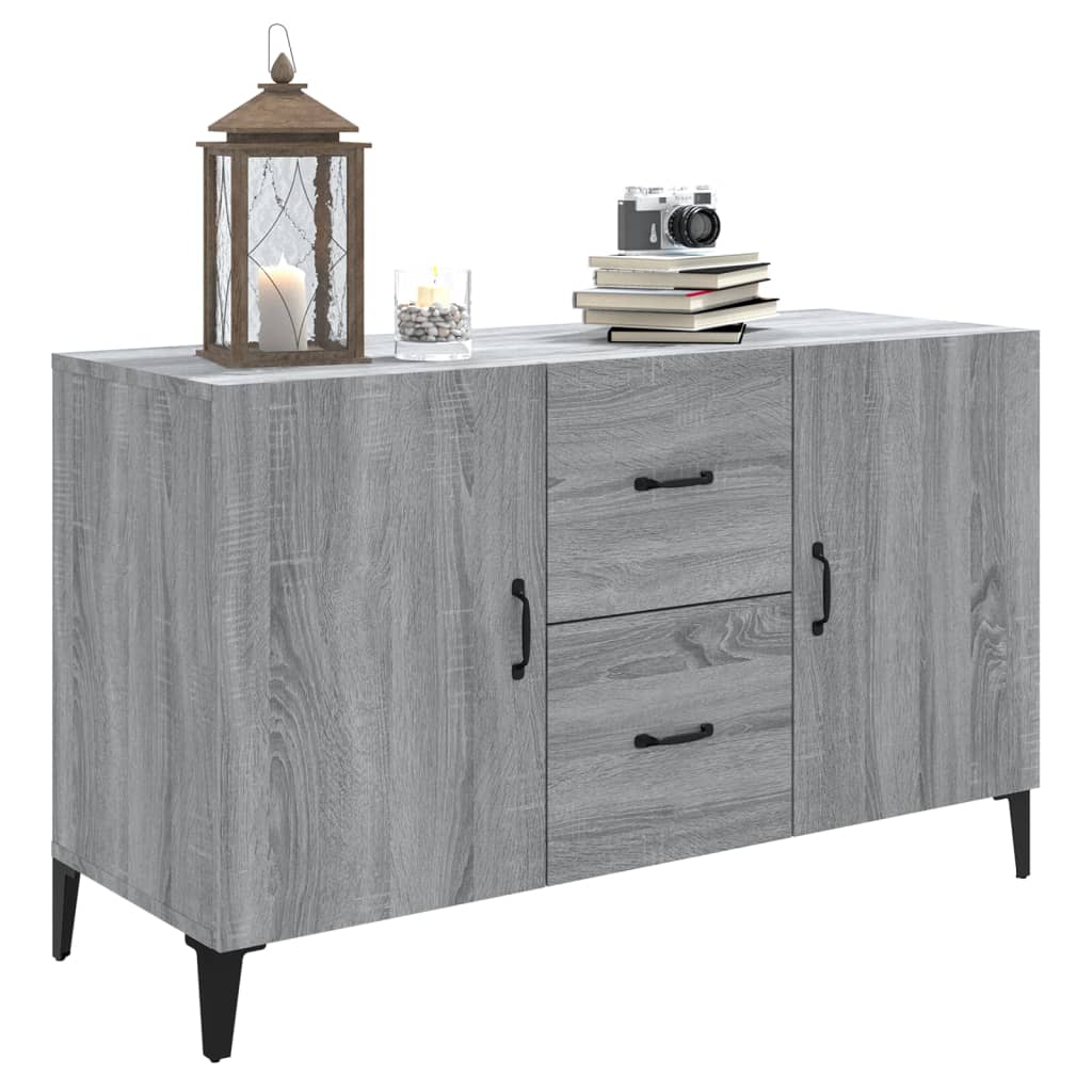 Credenza Grigio Sonoma 100x36x60 cm in Legno Multistrato - homemem39