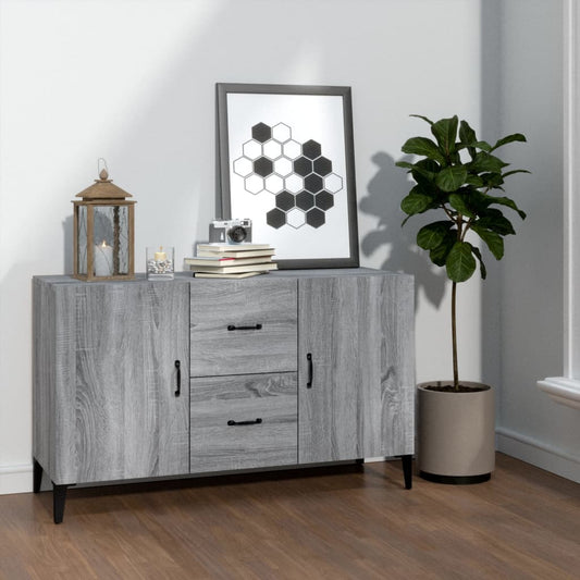 Credenza Grigio Sonoma 100x36x60 cm in Legno Multistrato - homemem39